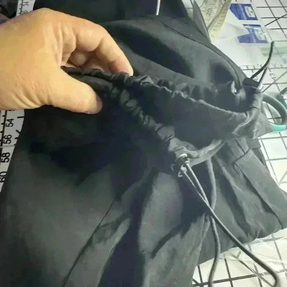 NWT Joie Womens Large Black Cargo Jogger Utility Tech Gorpcore Grunge Pants - Picture 11 of 14